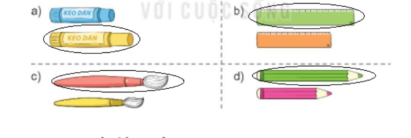 cách giải sgk toán lớp 1 tập 2 kết nối tri thức bài 25 dài hơn ngắn hơn trang 28