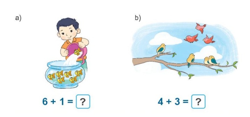 Bài 10: Phép cộng trong phạm vi 10 giải SGK toán lớp 1 tập 1 kết nối tri thức