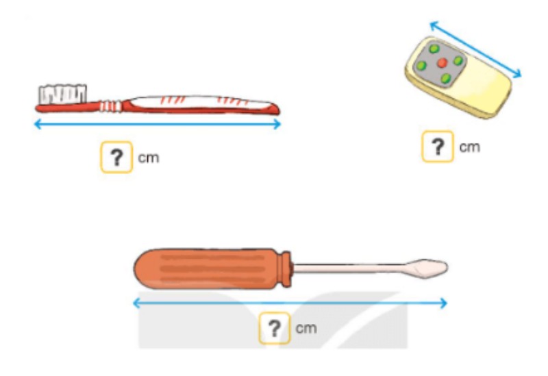 cách giải sgk toán lớp 1 tập 2 bài 27 thực hành ước lượng và đo độ dài kết nối tri thức trang 36 