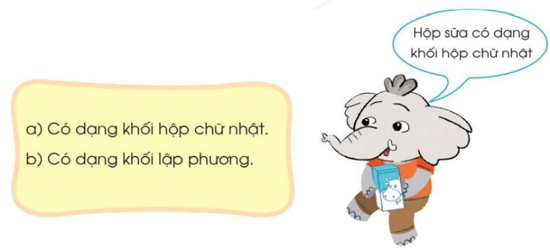 Giải SGK toán lớp 1 Tập 1 cánh diều Khối hộp chữ nhật, khối lập phương trang 52